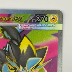Mega Zeraora ex 098/084 Ultra Rare PBL Pitch Black Pokemon Card TCG Holo - Image 4