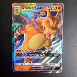 Pokemon Card Charizard GX SM211 Hidden Fates Promo Half Art Near Mint - Image 1
