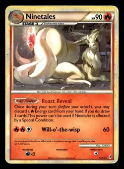 Ninetales 17/95 Rare Holo Call of Legends Pokemon Card - Image 2