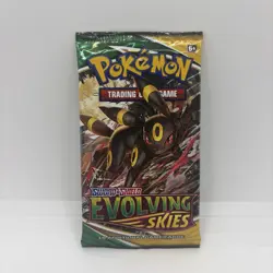 Pokemon TCG Sword & Shield Evolving Skies Card Game Booster Pack - 10 Cards 820650808777 - Image 1