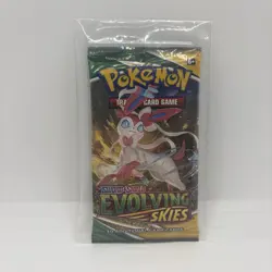 Pokemon TCG Sword & Shield Evolving Skies Card Game Booster Pack - 10 Cards 820650808777 - Image 1