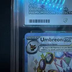 Umbreon EX 176 Black Star Promo Prismatic Evolutions Pokemon Card Ace 9 Slab TCG - Image 3