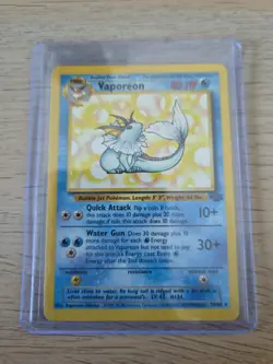 Vaporeon | 28/64 | Moderate Played| Jungle | Pokemon Card #C - Image 1