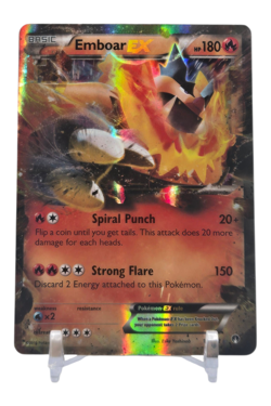Emboar EX 014/114 XY BREAKpoint Ultra Rare Pokemon Card LP/Excellent - Image 1