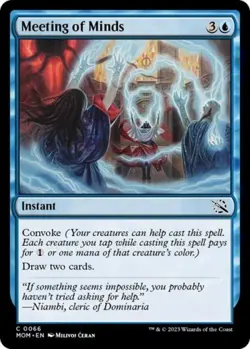 Meeting of Minds - Near Mint MTG March of the Machine - Image 1