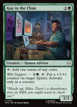 MTG #102 Guy in the Chair Marvel's Spider-Man (SPM) NM Card - Image 1