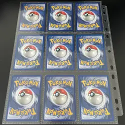 Vintage Complete Pokemon Non Holo Base Set 17-102 WOTC card collection 1999 🔥 - Image 4