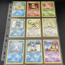 Vintage Complete Pokemon Non Holo Base Set 17-102 WOTC card collection 1999 🔥 - Image 5