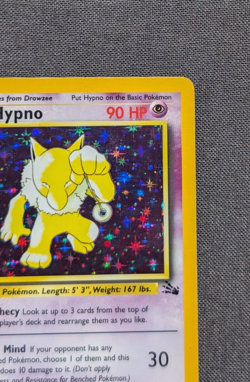 Pokemon Hypno Fossil TCG Holo Unlimited Rare Card 8/62 1999 NM/LP+ - Image 3