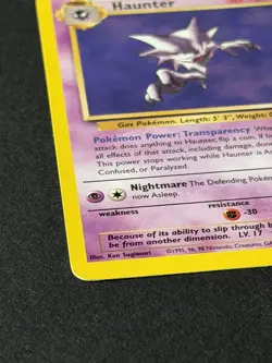 Pokemon TCG- Haunter 21/62 Fossil- Non-Holo Card WOTC 1999 LP - Image 2