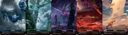 Full Set of Edge of Eternities Full Art Land Magic the Gathering MTG - Image 1