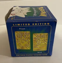 POKEMON BURGER KING. TOGEPI 23K GOLD PLATED TRADING CARD. SEALED. NINTENDO 1999 - Image 3
