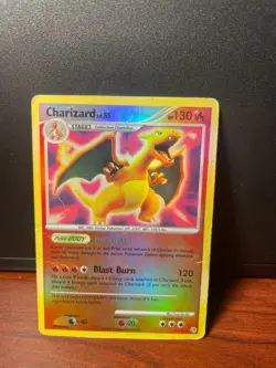 Pokemon TCG Charizard 3/132 Secret Wonders Rare HOLO Played - Image 1