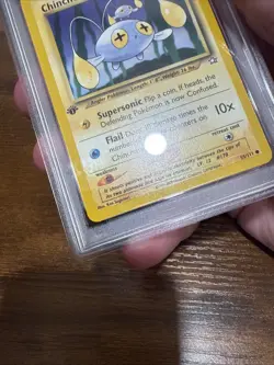 2000 POKEMON NEO GENESIS 1ST ED #55 CHINCHOU PSA 9 - Image 3