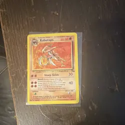 Pokemon TCG Kabutops 24/62 Fossil Unlimited non holo Rare English 1999 60 HP - Image 1