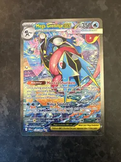 Pokemon TCG Mega Greninja Ex SIR 116/086 Chaos Rising. Mint Condition. - Image 1