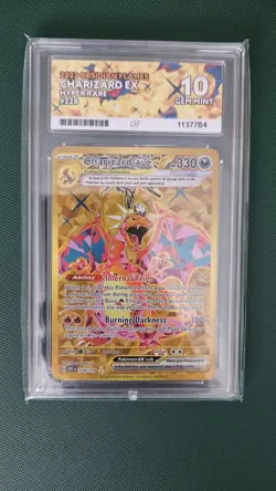 Charizard EX 228/197 Hyper Rare Obsidian Flames Ace Grading Gem Mint 10 - Image 1