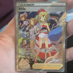 Pokemon TCG Irida GG63/GG70 Crown Zenith Galarian Gallery Ultra Rare Holo - Image 2