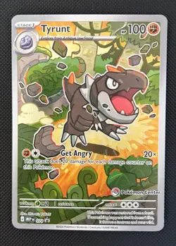 Pokemon TCG Tyrunt MEP 070 Pokemon Center Stamped - NM - Image 1