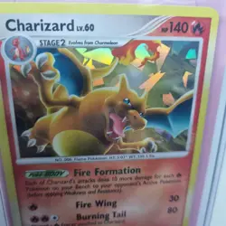 Charizard 1/99 Platinum Arceus Cracked Ice Holo Rare 2009 Near Mint Pokemon TCG - Image 2