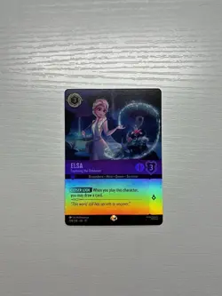 Disney Lorcana Elsa Exploring The Unknown Epic 208/204 Whispers In The Well Holo - Image 1