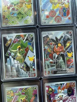 Pokemon TCG First Partner Illustration Collection Series 2 Full Set (9 Cards) - Image 3
