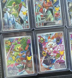 Pokemon TCG First Partner Illustration Collection Series 2 Full Set (9 Cards) - Image 5