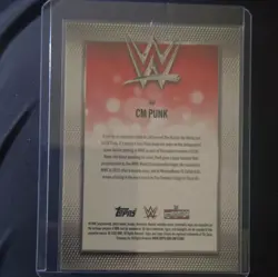 Topps Chrome WWE 2026 CM Punk FDI 5 /12 + Viral Shock 17 /25 2-Card Lot - Image 2