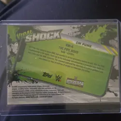 Topps Chrome WWE 2026 CM Punk FDI 5 /12 + Viral Shock 17 /25 2-Card Lot - Image 4