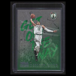 Jayson Tatum #GOW-5 2018 Hoops Get Out The Way Boston Celtics Basketball Card NM - Image 1