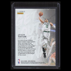 Jayson Tatum #GOW-5 2018 Hoops Get Out The Way Boston Celtics Basketball Card NM - Image 2