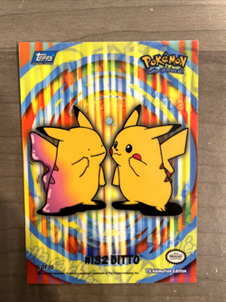 Pokemon Topps 2000 TV Animation Series 2 Stick-Ons #132 Ditto 5 of 10 Near Mint - Image 1