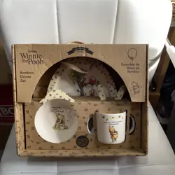 Disney Enchanting Collection : 5 Piece Bamboo Winnie the poo set - Image 2