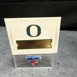 2015 Panini National Treasures Marcus Mariota De'Anthony Thomas /5 Booklet DUCKS - Image 2