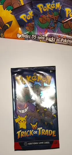 2024 Pokemon Trick or Trade Booster Pack - Image 1