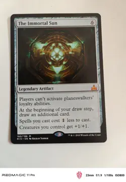 MTG the Immortal Sun Rivals of Ixalan 180/196 Regular Mythic Nm - Image 1