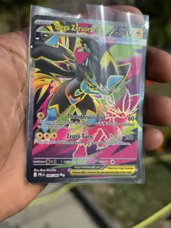 *NEW* Mega Zeraora EX SR Full Art 098/084 ENG PITCH BLACK Ultra Rare English NM - Image 1