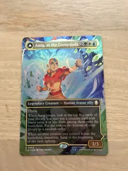 Aang, at the Crossroads (Borderless) 304 R Avatar: The Last Airbender Foil NM - Image 1