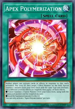 Super Duper Polymerization BLZD-EN069 Super Rare 1st Edition YuGiOh TCG Card - Image 1