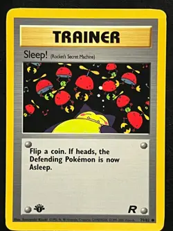 Pokemon Sleep! (Rockets Secret Machine) 1st Edition - Team Rocket - 79/82 - Image 1