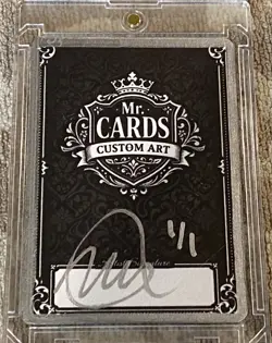 Gandalf (LOTR) Refractor - MR. Cards Customs - 1/1 Signed Limited Art Card - Image 2