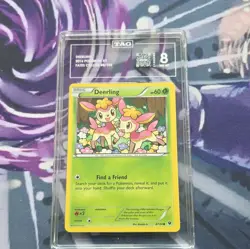 The Pokemon Company Deerling 8/124 Fates Collide Common TAG 8 Graded Eng 2016 - Image 1