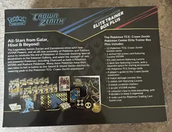 Pokemon Card TCG Crown Zenith Pokemon Center Elite Trainer Box Plus ETB SEALED 820650851872 - Image 2