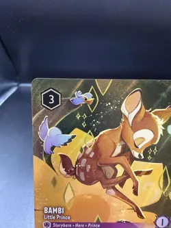 Bambi - Little Prince (Enchanted) Disney Lorcana Reign Of Jafar 209/204 - Image 3