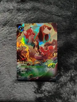 Enchanted Tod & Copper Best of Friends NM Disney Lorcana Attack Vine Emerald x1 - Image 1