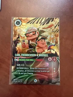 Enchanted Foil CARL FREDRICKSEN & RUSSELL 1x Disney Lorcana Attack of the Vine - Image 1