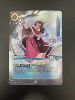 Disney Lorcana - Winterspell - Belle - Snowfield Strategist - ENCHANTED 236/204 - Image 1
