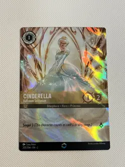Disney Lorcana Cinderella - Ballroom Sensation 205/204 EN Enchanted Foil - Image 1