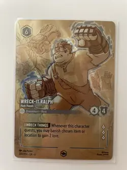 Disney Lorcana TCG: Wreck-It Ralph Ham Hands Enchanted 220/204 EN 6 - Image 1