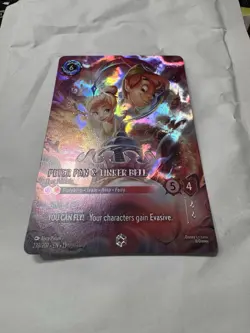 Disney Lorcana TCG Peter Pan & Tinker Bell Fast Friends Enchanted - Image 4